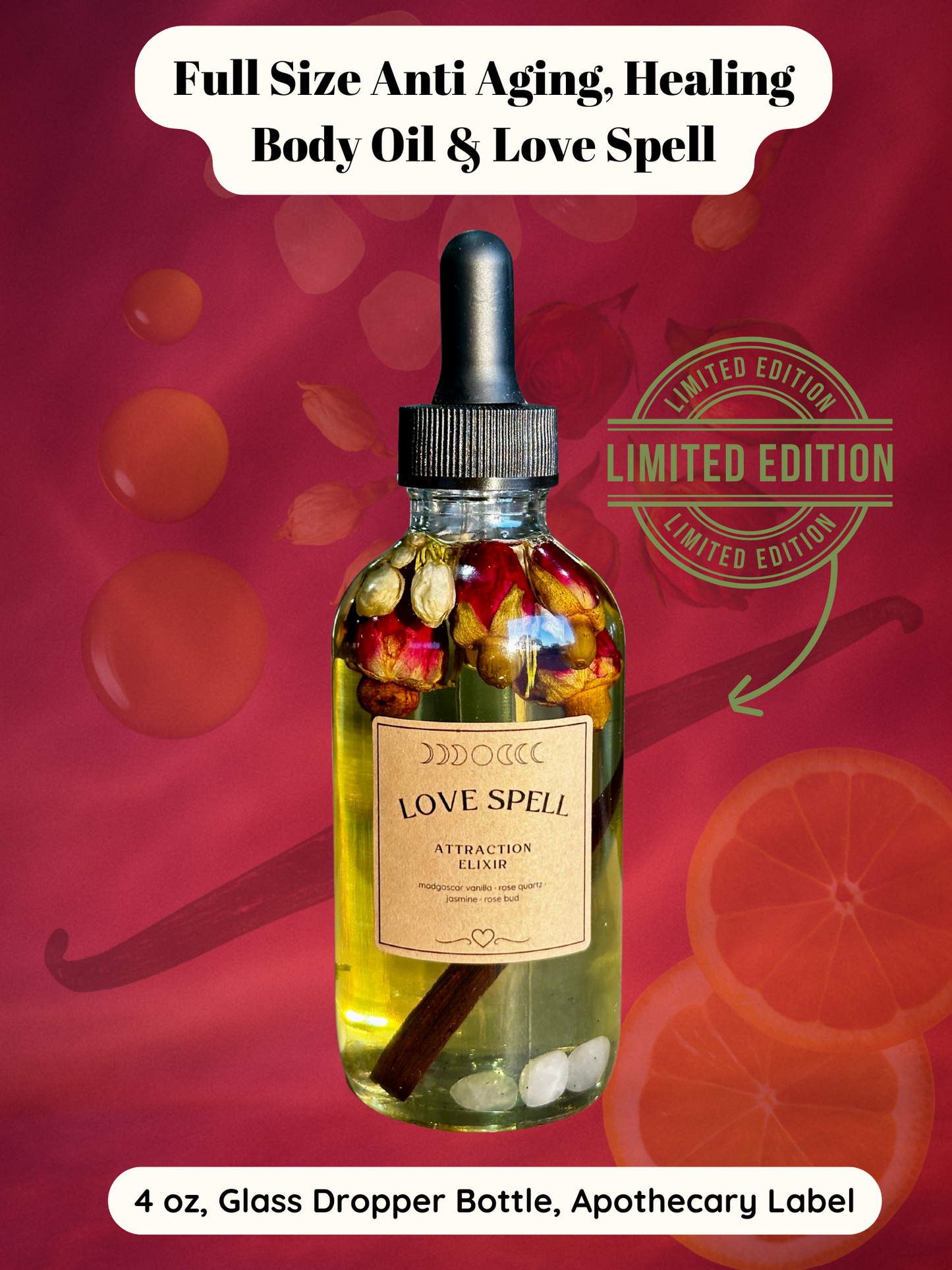 Love Spell- XL Botanical Body Oil