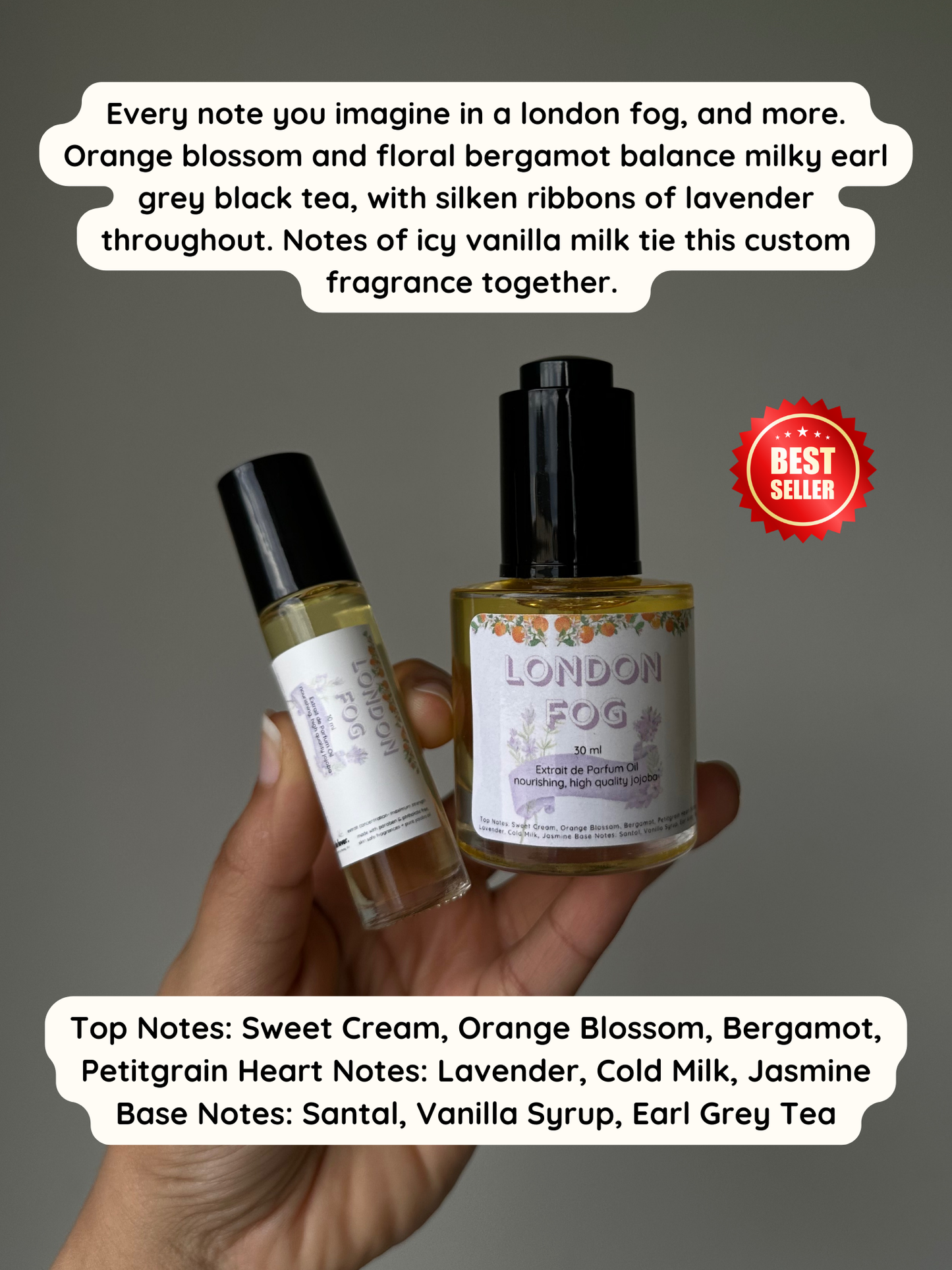 Golden Extrait de Parfum Oil- Jojoba Based Maximum Strength Pure Perfume Oil