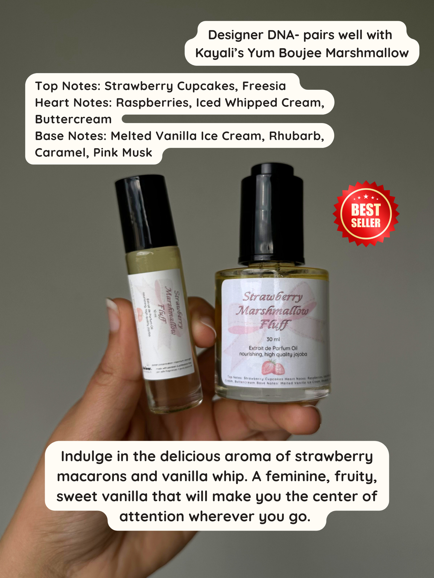 Golden Extrait de Parfum Oil- Jojoba Based Maximum Strength Pure Perfume Oil