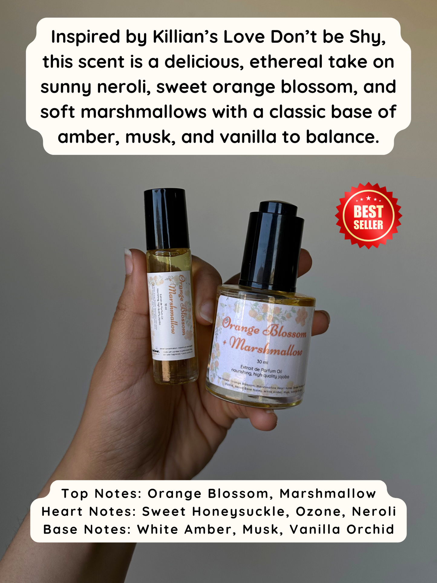 Golden Extrait de Parfum Oil- Jojoba Based Maximum Strength Pure Perfume Oil