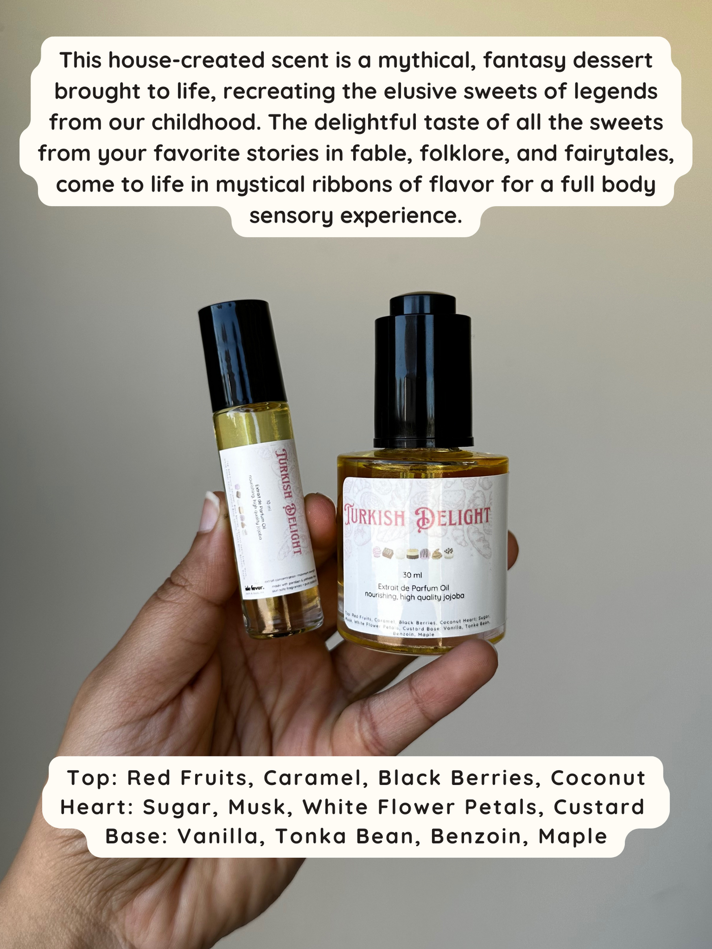 Golden Extrait de Parfum Oil- Jojoba Based Maximum Strength Pure Perfume Oil