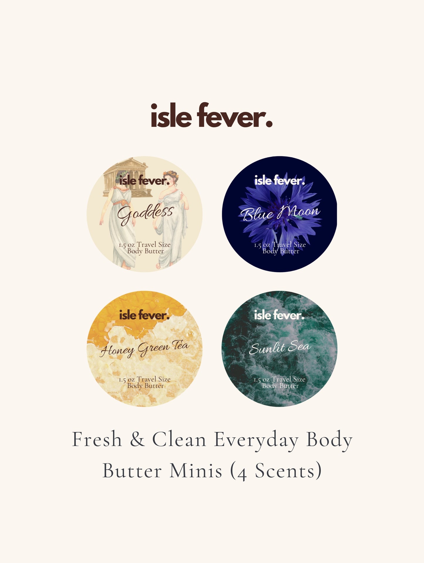 Fresh & Clean Everyday Body Butter Minis (4 Scents)