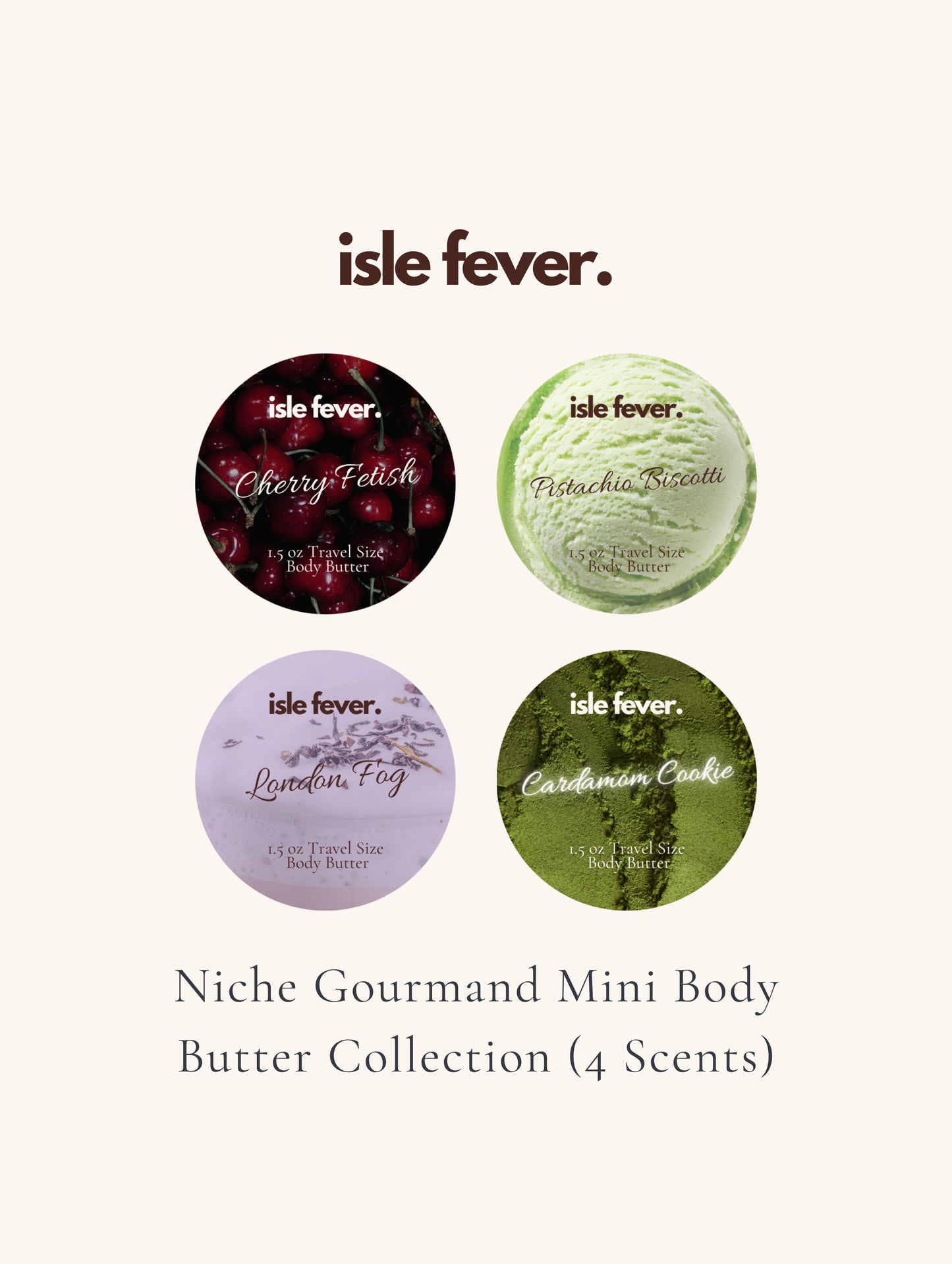 Niche Gourmand Mini Body Butter Collection (4 Scents)
