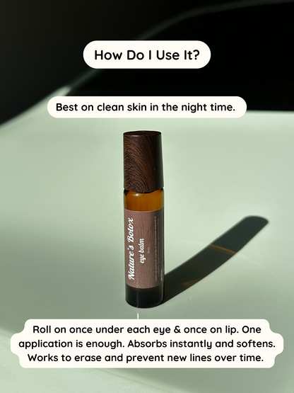 Nature's Botox Balm- Erase Wrinkles + Fine Lines with Castor Oil, Frankincense x2 Infusion, Rosehip & Jojoba Oil