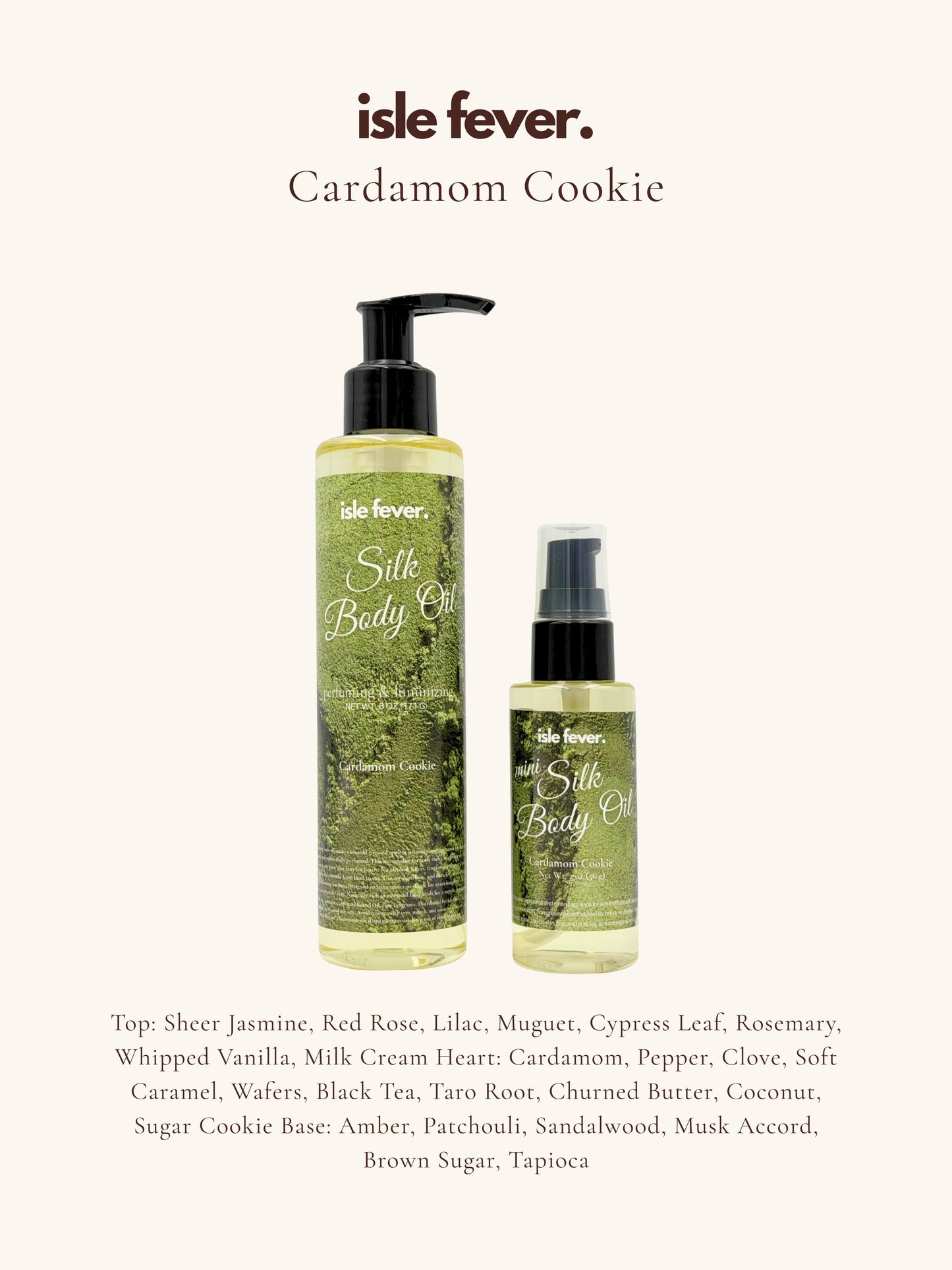 Strongly Scented Silk Body Oil