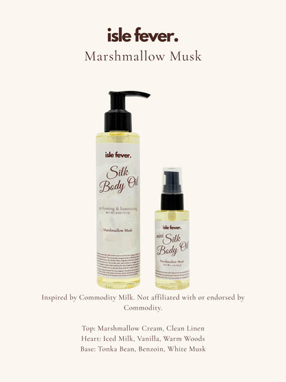 Strongly Scented Silk Body Oil