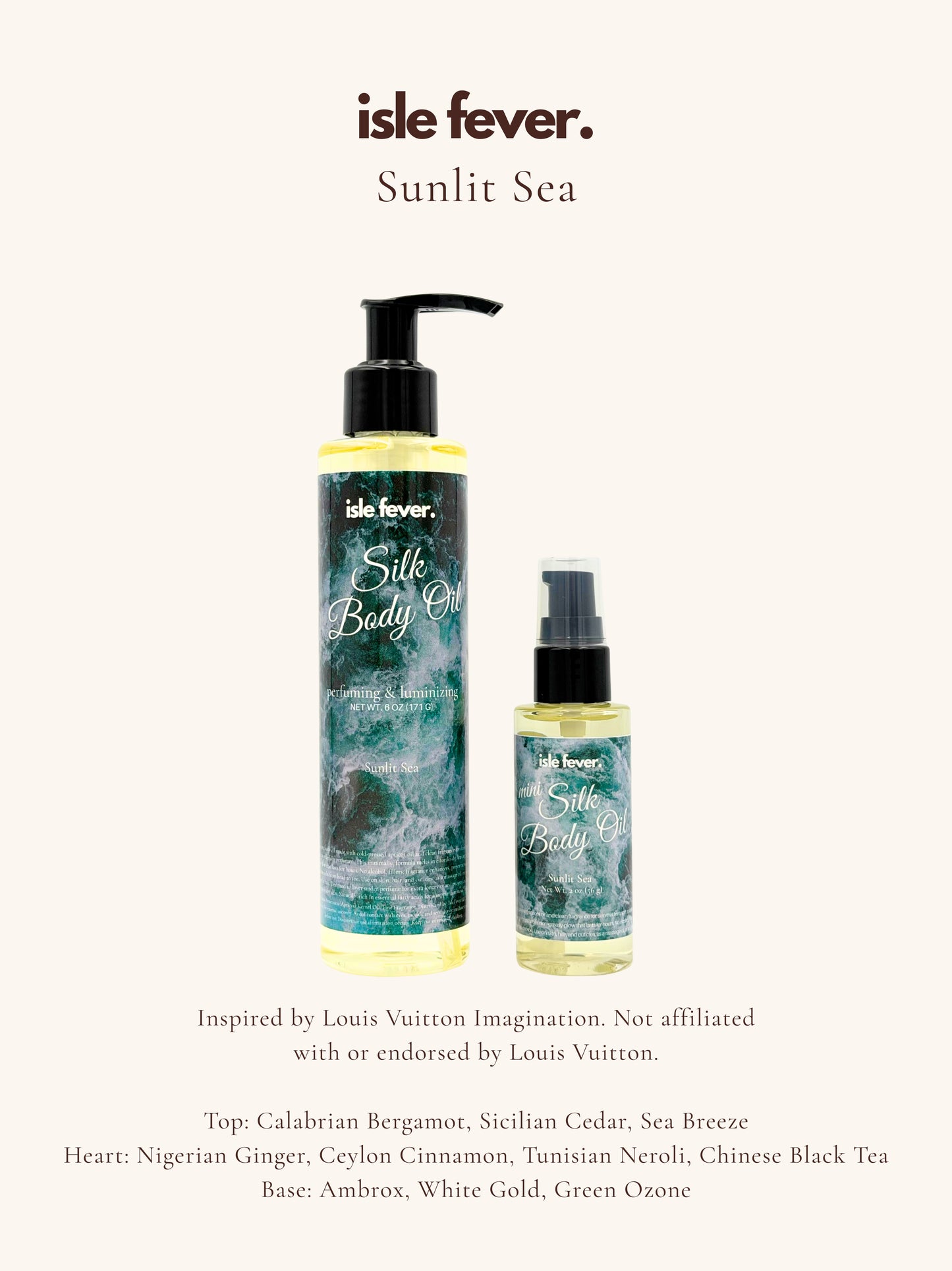 Strongly Scented Silk Body Oil