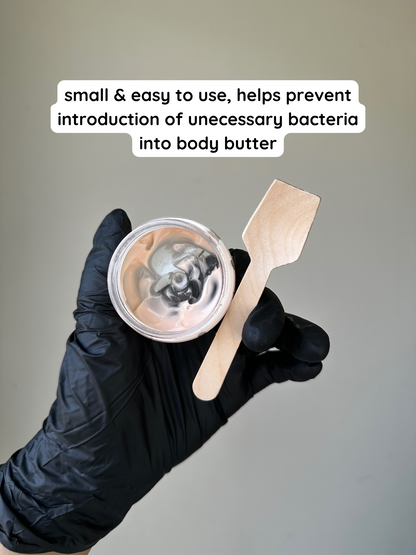 Floral or Heart Metal or Wooden Body Care Spoon- Perfect Portion, Eco Friendly