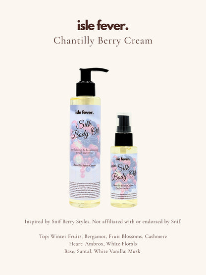 Strongly Scented Silk Body Oil