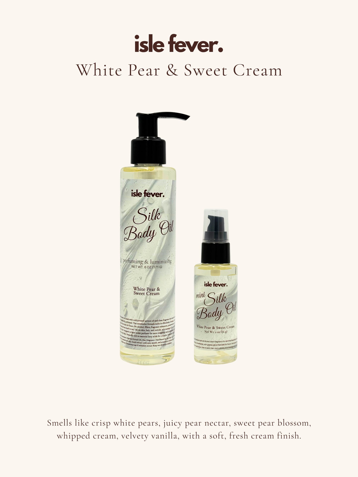 Strongly Scented Silk Body Oil