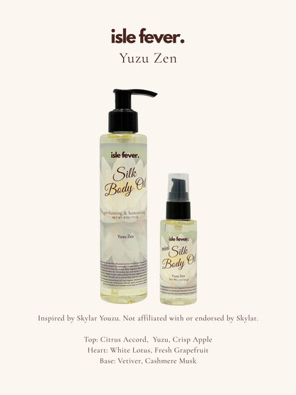 Strongly Scented Silk Body Oil