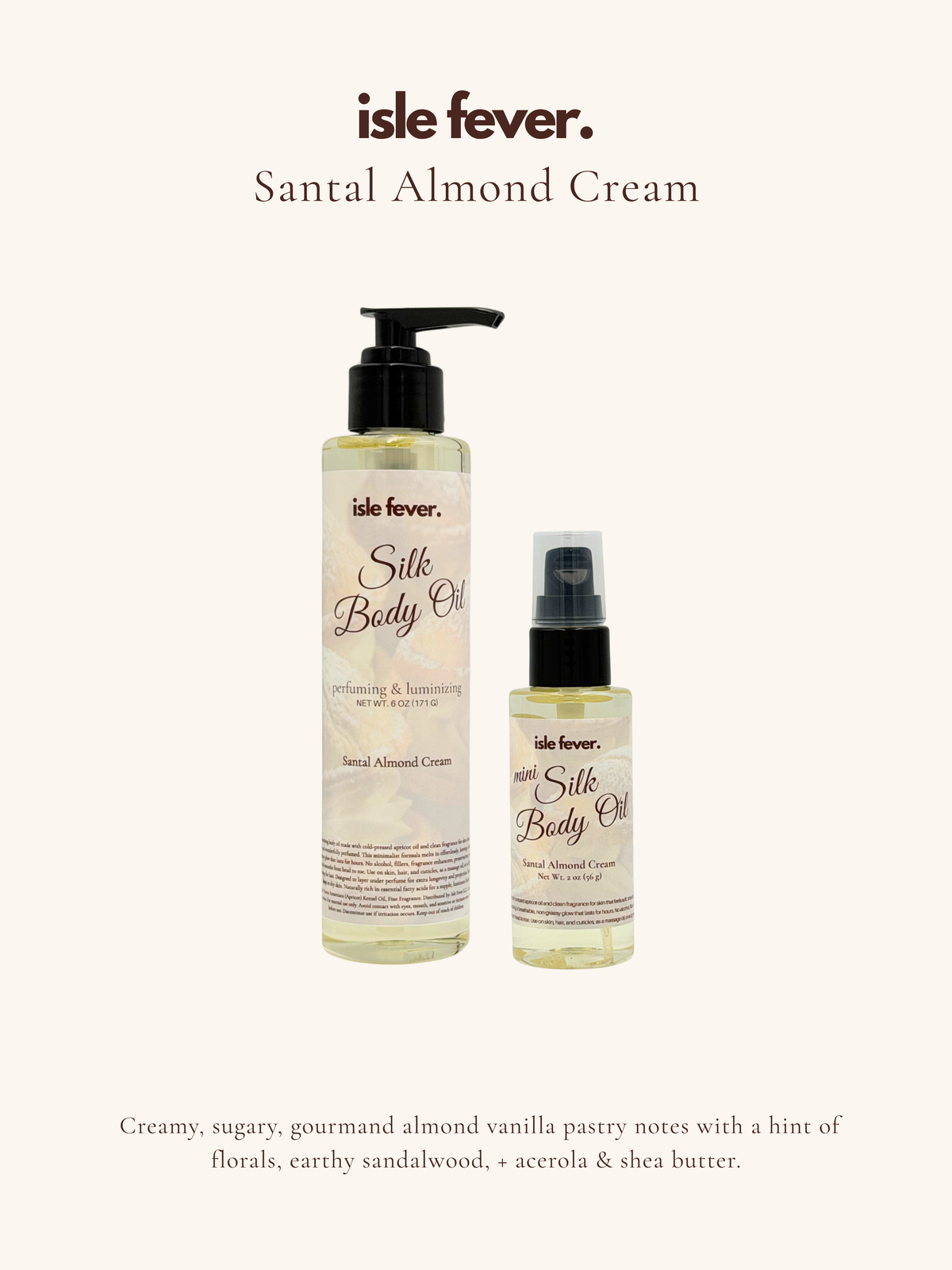 Strongly Scented Silk Body Oil