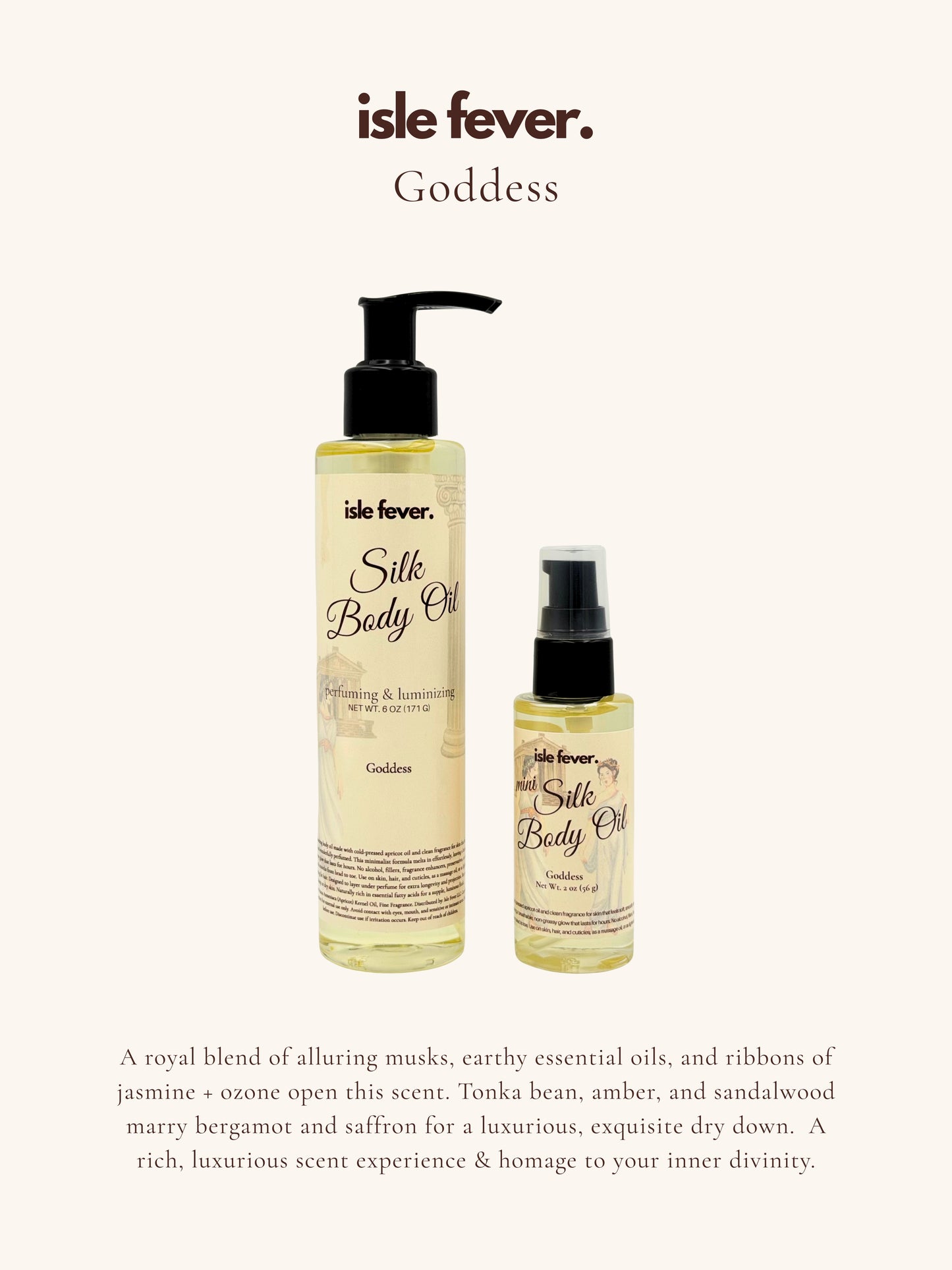 Strongly Scented Silk Body Oil