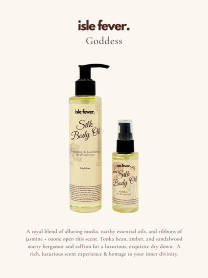 Strongly Scented Silk Body Oil