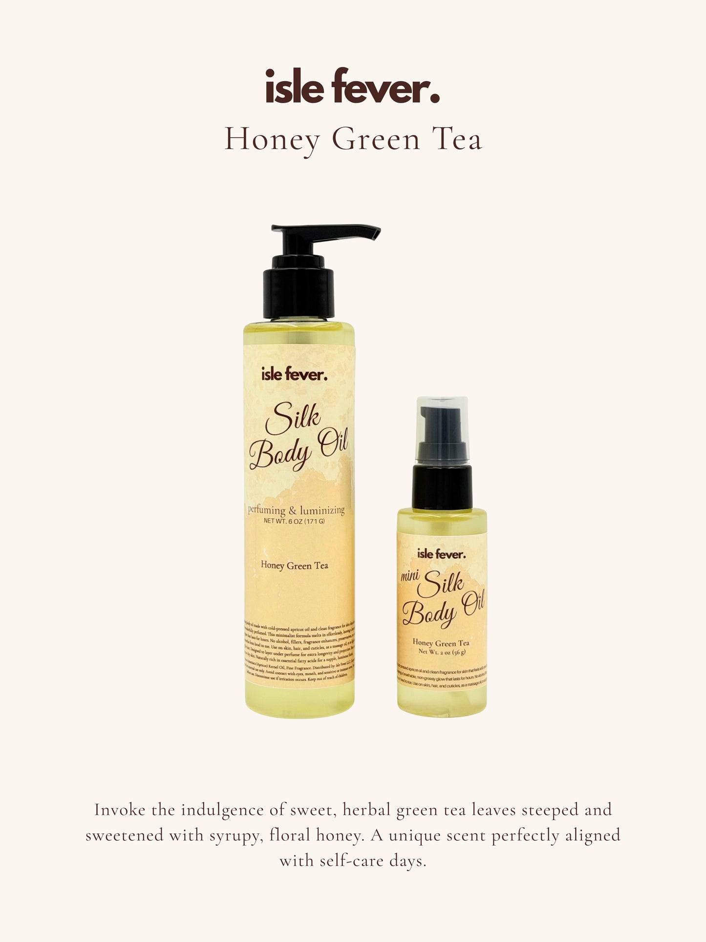 Strongly Scented Silk Body Oil