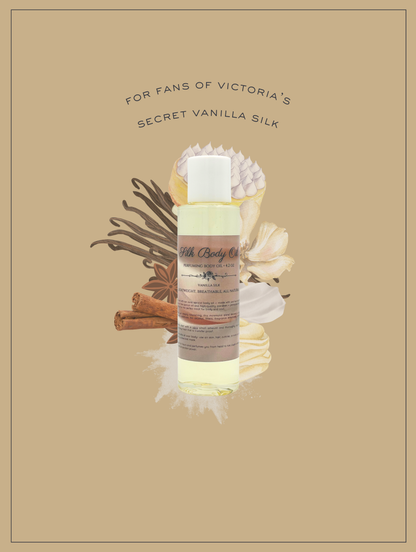 Strongly Scented Silk Body Oil