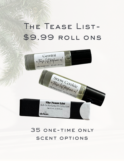The Tease List Roll-On Perfumes