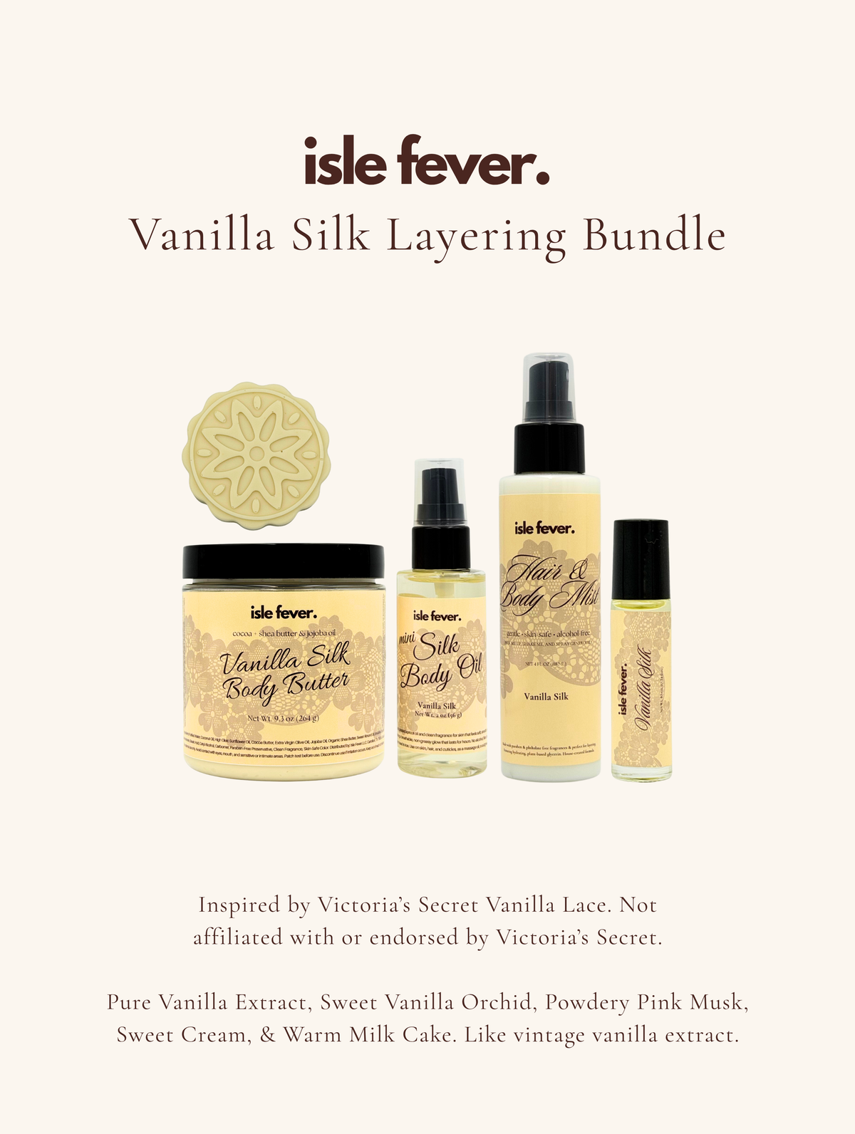 Vanilla Silk Layering Bundle