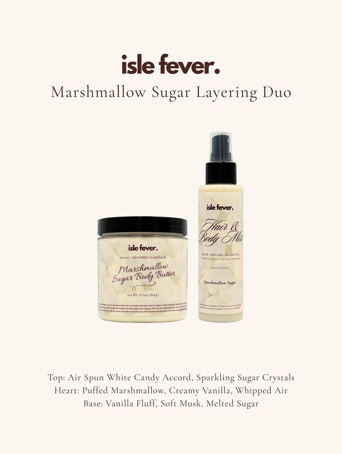 Marshmallow Sugar Layering Duo